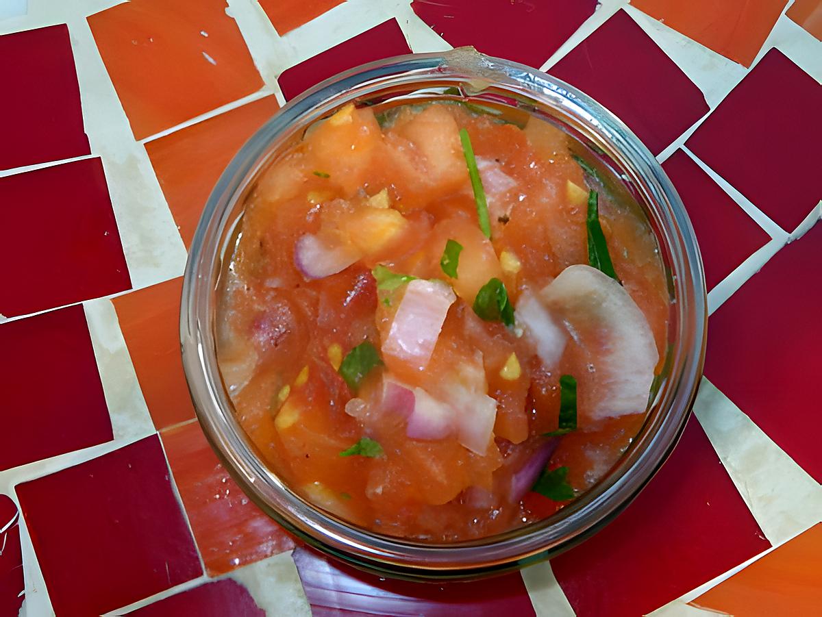 recette Tartare de tomates