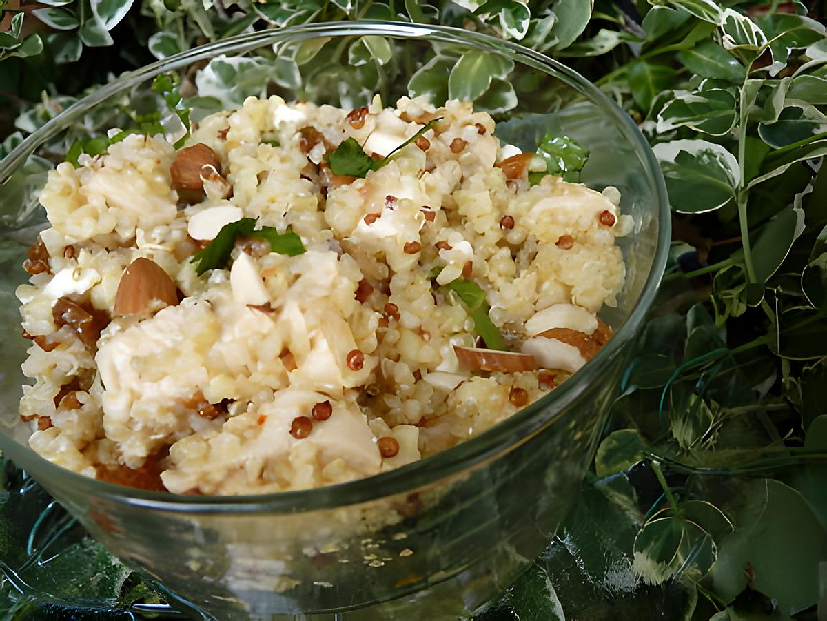 recette Salade quinoa-poulet-fêta