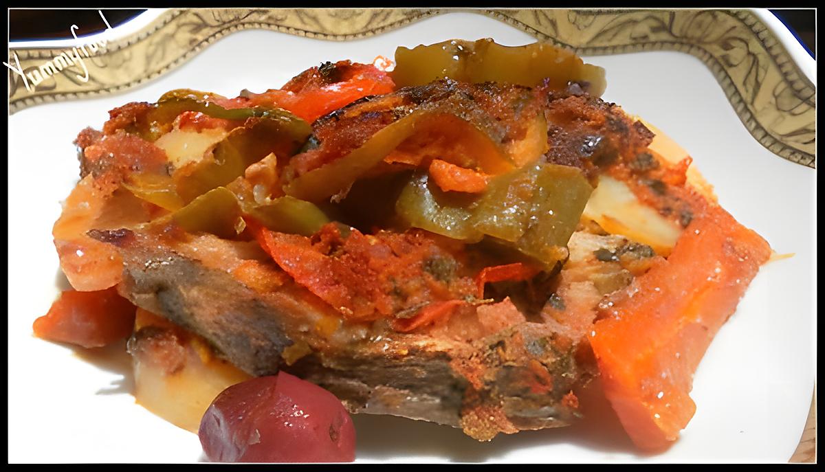 recette Tajine de poisson au four à la marocaine
