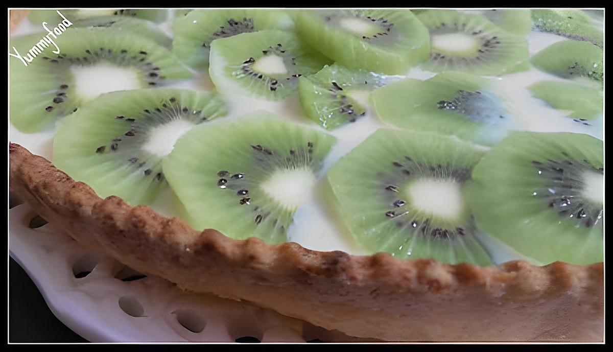 recette Tarte aux kiwis