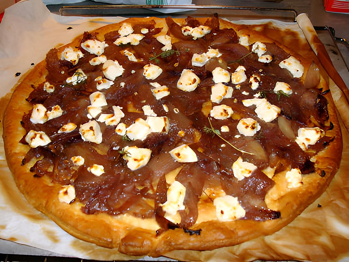 recette tarte aux échalotes confites