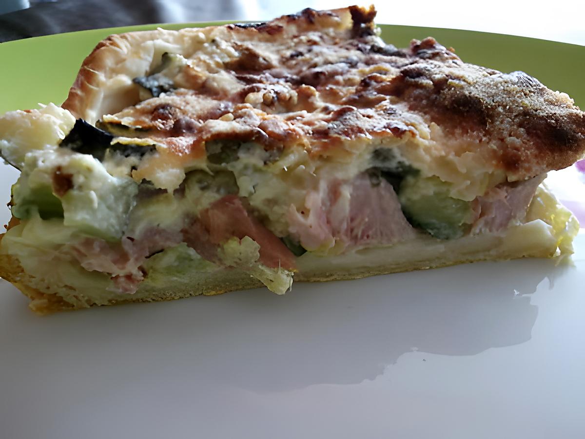 recette tarte simplicime courgette/boursin