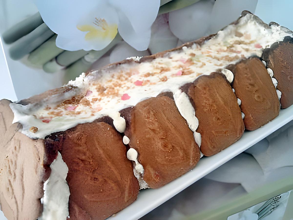 recette Buche à la créme de mascarpone citroné et speculos