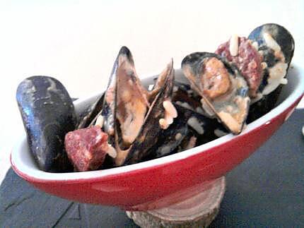 recette Moules au chorizo