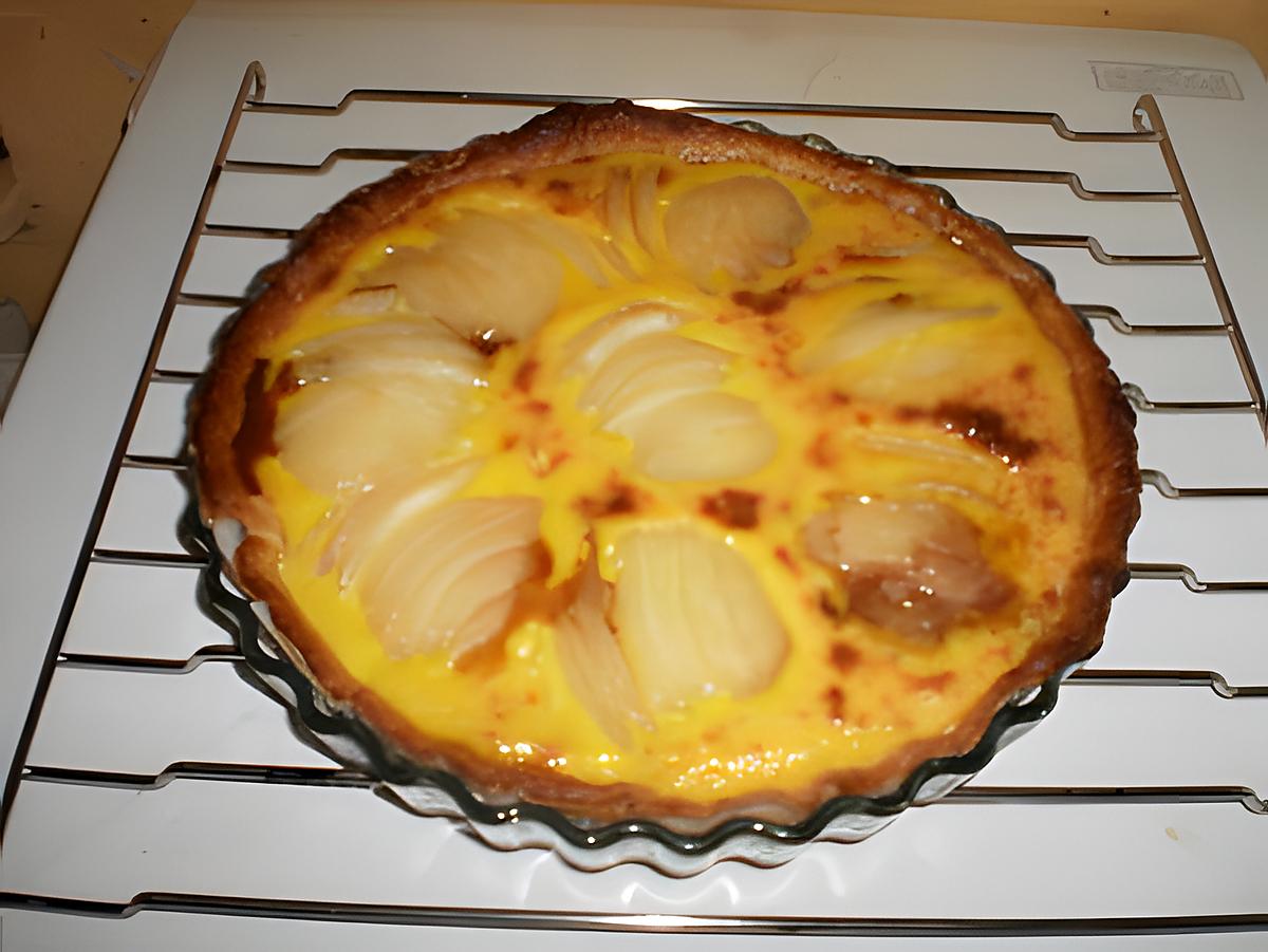 recette Tarte Poire Belle-Hélène