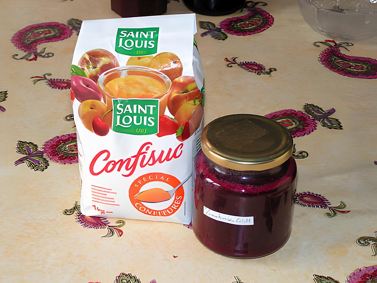 recette Confiture de framboises