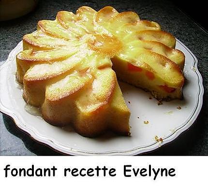 recette fondant à l'orange " recette d' Evelyne"