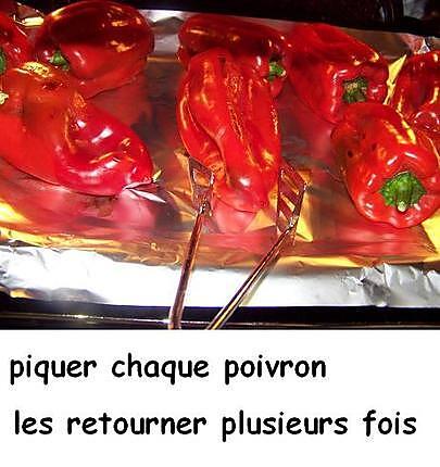 recette Poivrons rouges grillés à congeler