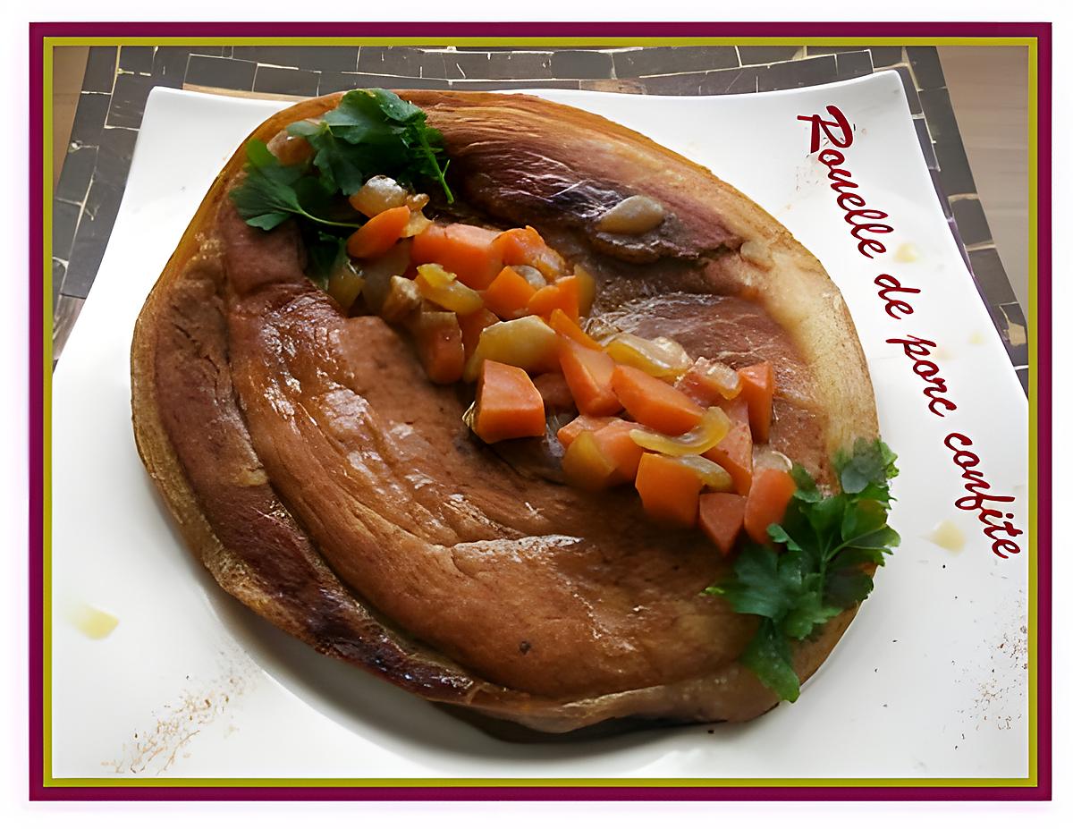 recette rouelle de porc confite