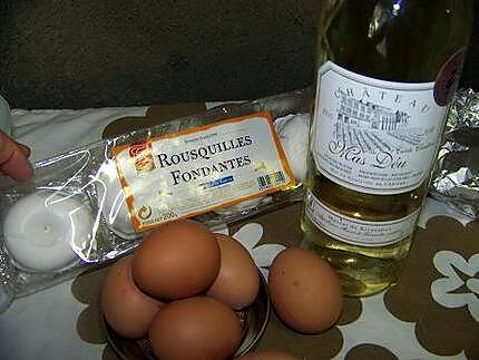 recette Omelette aux rousquilles