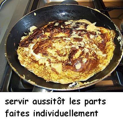 recette Omelette aux rousquilles