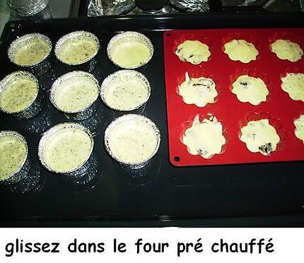 recette Mini cakes trois saveurs