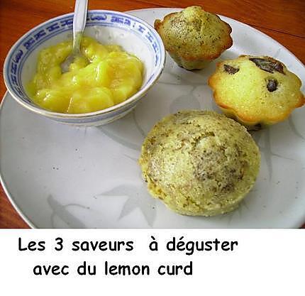 recette Mini cakes trois saveurs