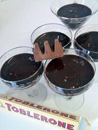 recette Liegeois au chocolat tolberone