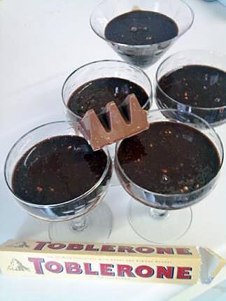 recette Liegeois au chocolat tolberone