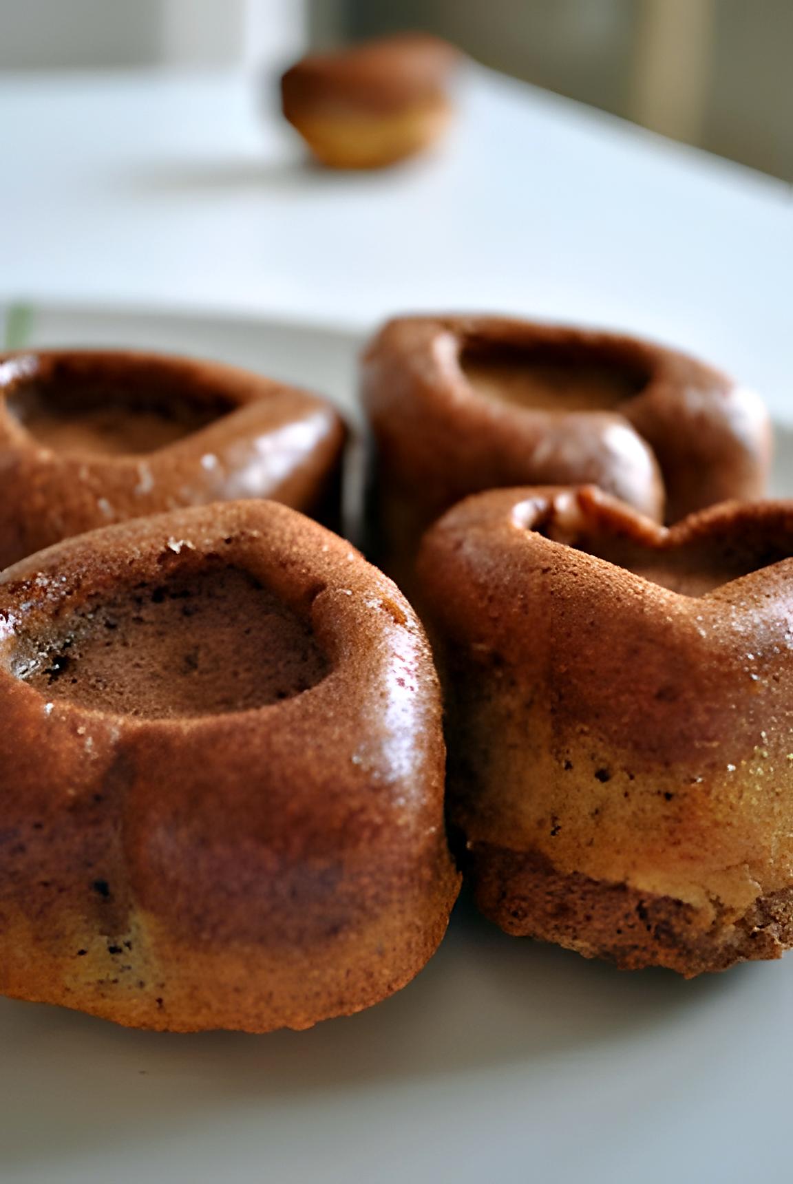 recette Mini marbrés au chocolat au lait et vanille (avec blancs d'oeufs)