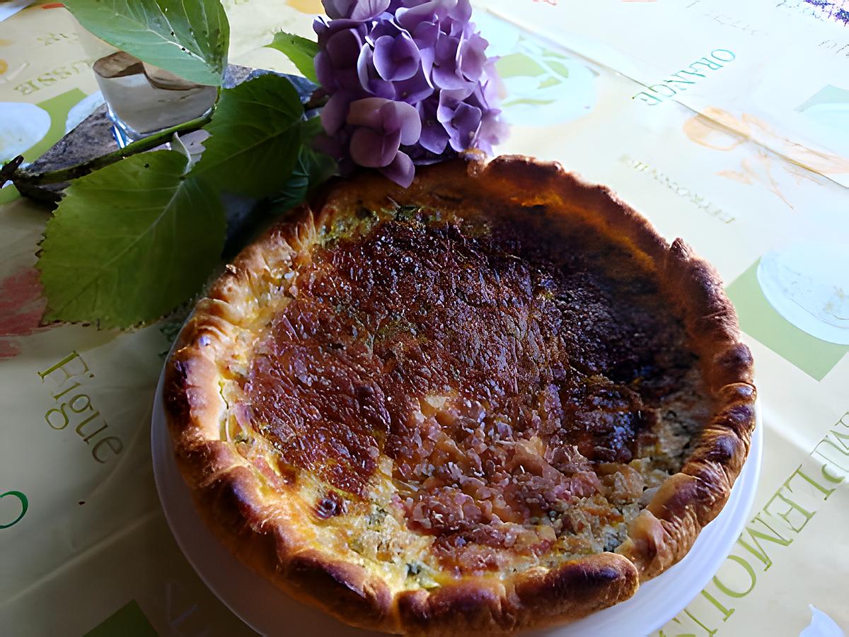 recette tarte basilic jambon froide