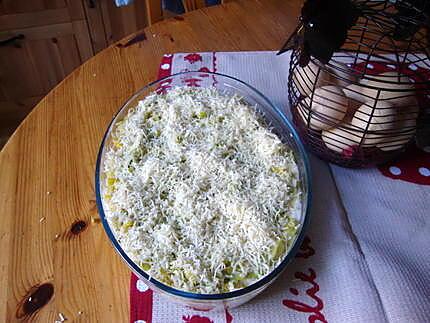 recette gratin froid de courgettes en couleurs