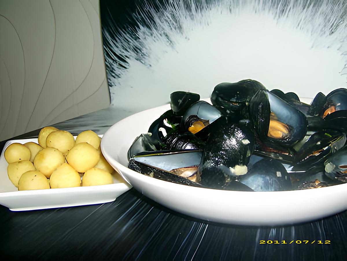 recette mes moules à la marinière