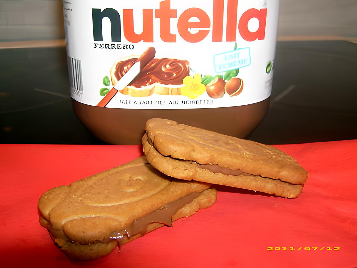 recette spéculos au nutella (gouter des touts petits)