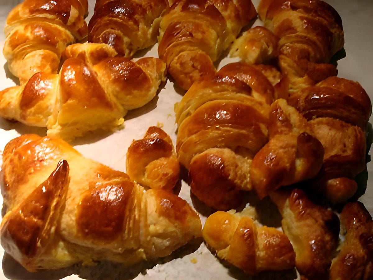 recette ~ croissants au beurre "mmm" ~