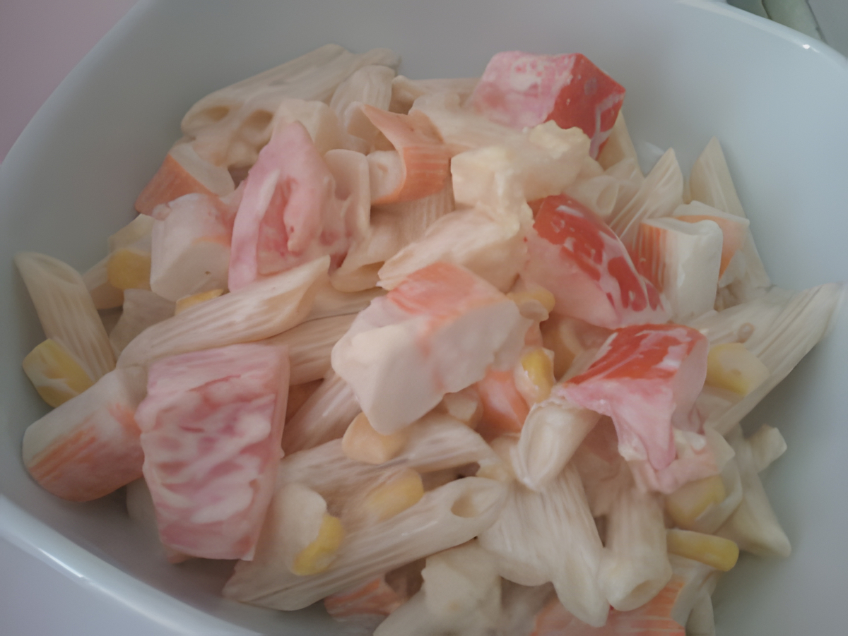 recette Salade de pates au surimi