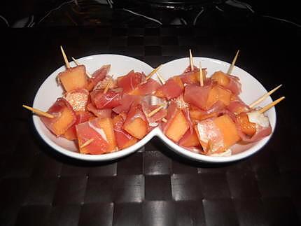 recette Pic melon jambon