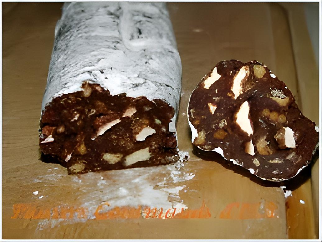 recette Chocisson (saucisson au chocolat)