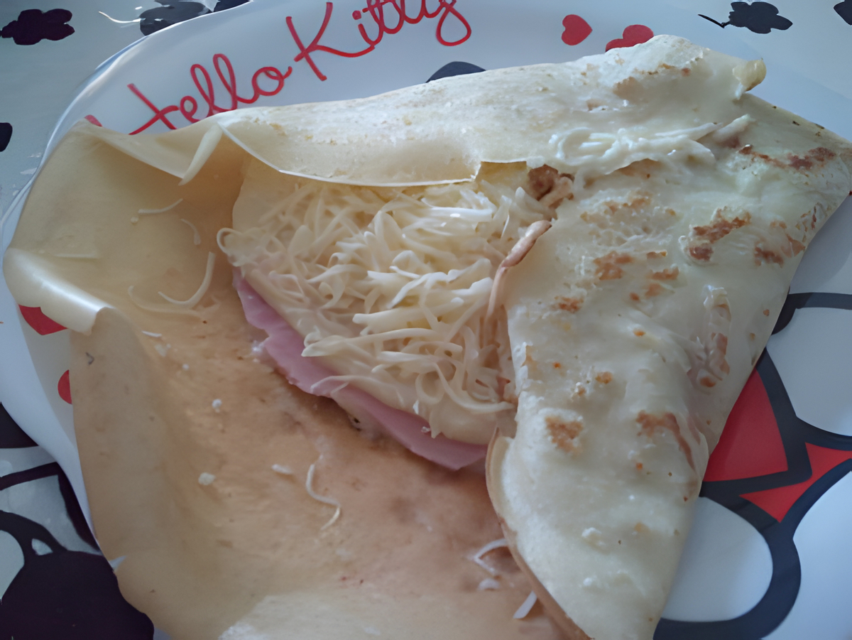 recette Crepes jambon/fromage
