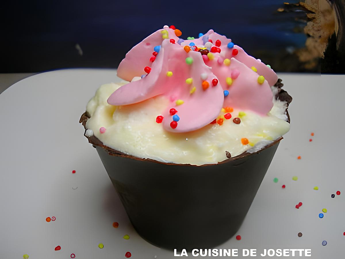 recette mousse de citron dans sa corolle en chocolat