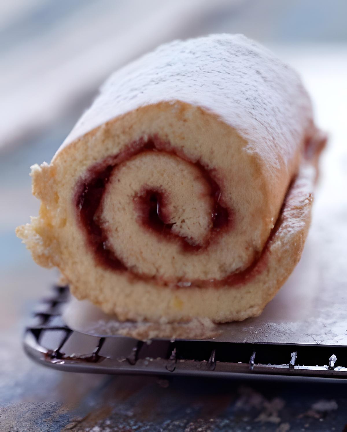 recette Biscuit Roulé à la confiture.