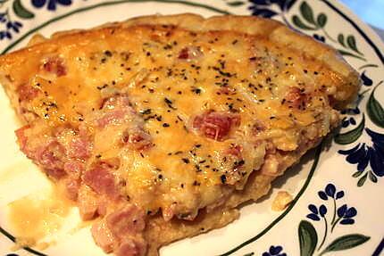 recette Quiche jambon et oignon