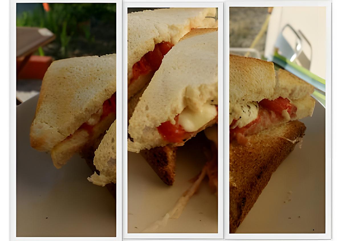 recette Croque Monsieur Tomates / Mozza