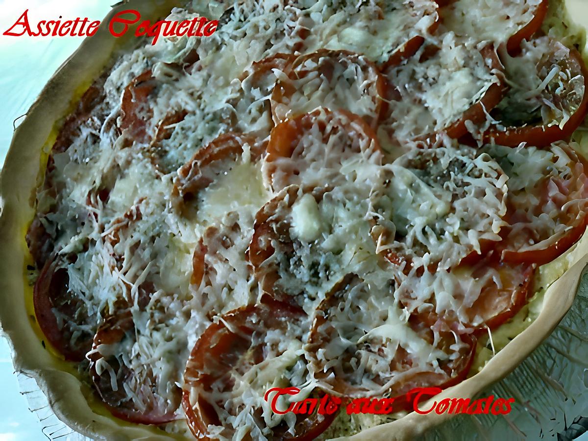 recette Tarte à la tomate