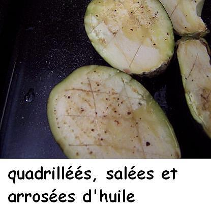 recette Aubergines  farcies au poivron rouge et  olives noires