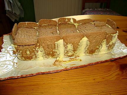 recette buche a la creme de mascarpone citroné et speculos de ''la popote de lili"