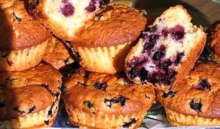 recette Muffin aux Myrtilles