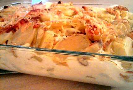 recette Lasagne de pomme de terre aux 2 saumons