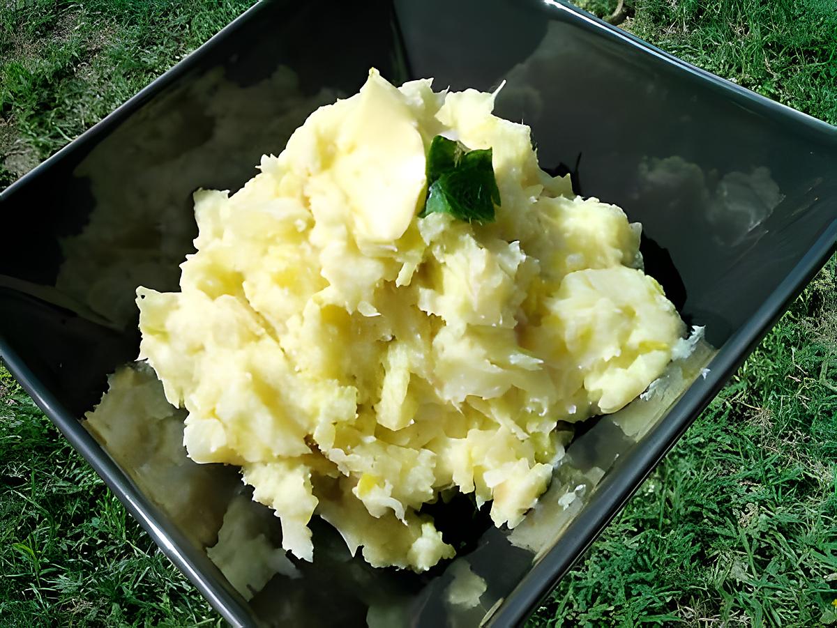 recette Purée de pommes de terre aux poireaux