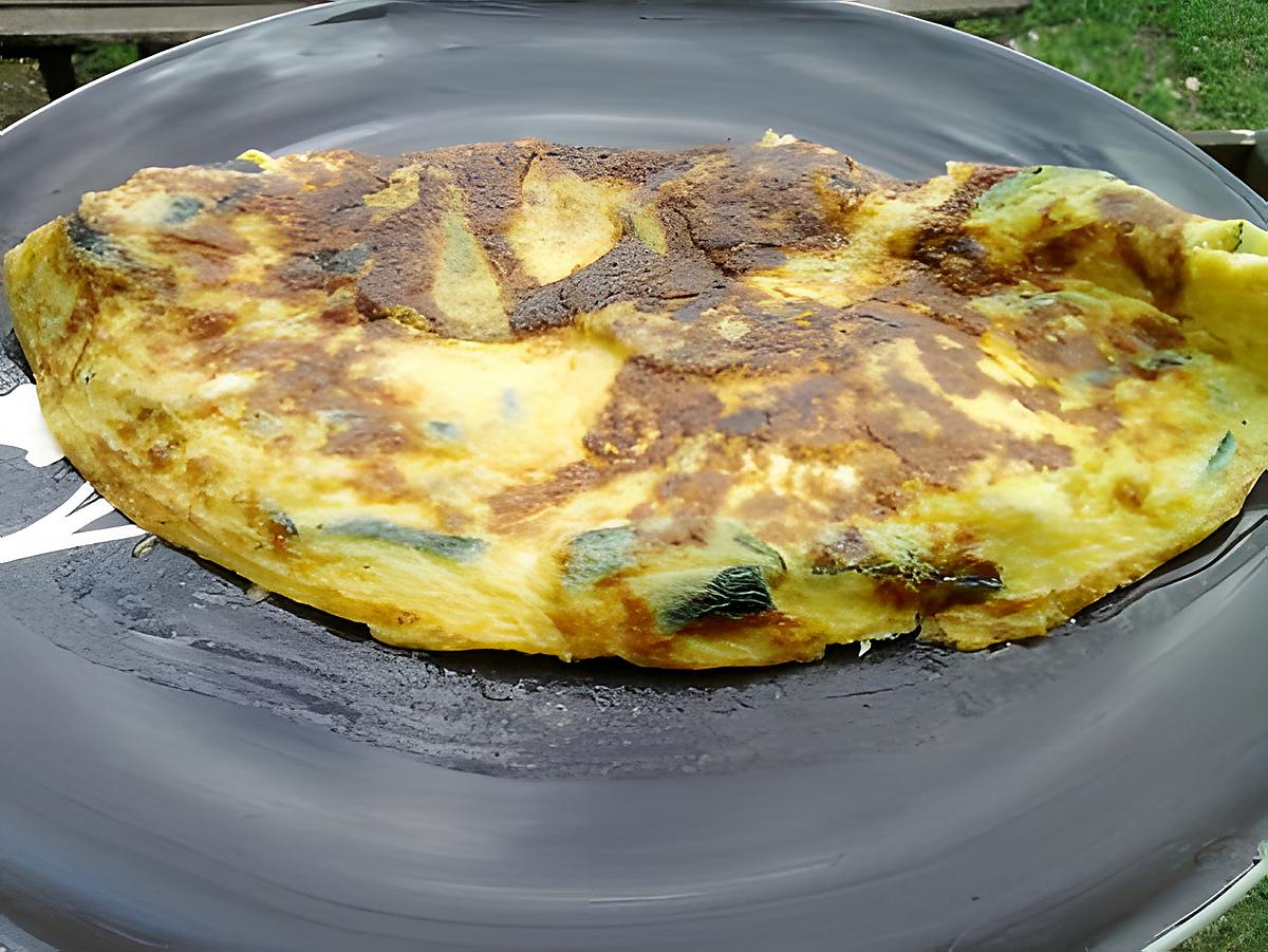 recette Chausson d'omelette aux courgettes