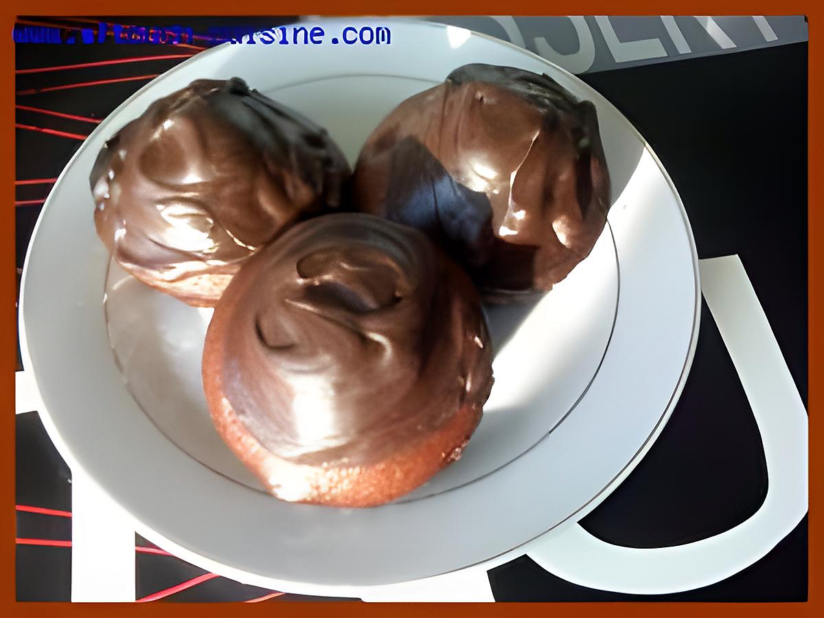 recette Muffins au chocolat et leur glaçage au chocolat