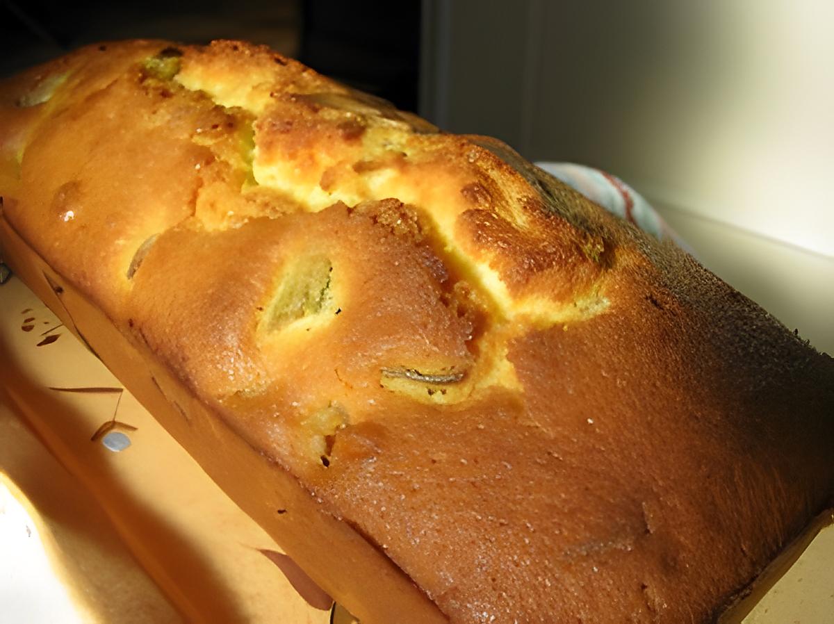 recette Cake à la rhubarbe