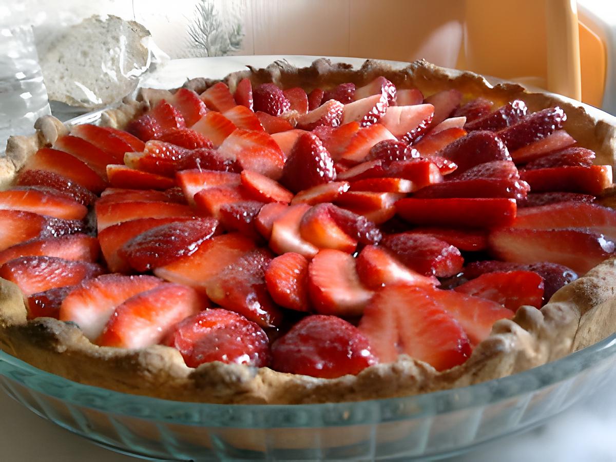 recette tarte fraise allégée