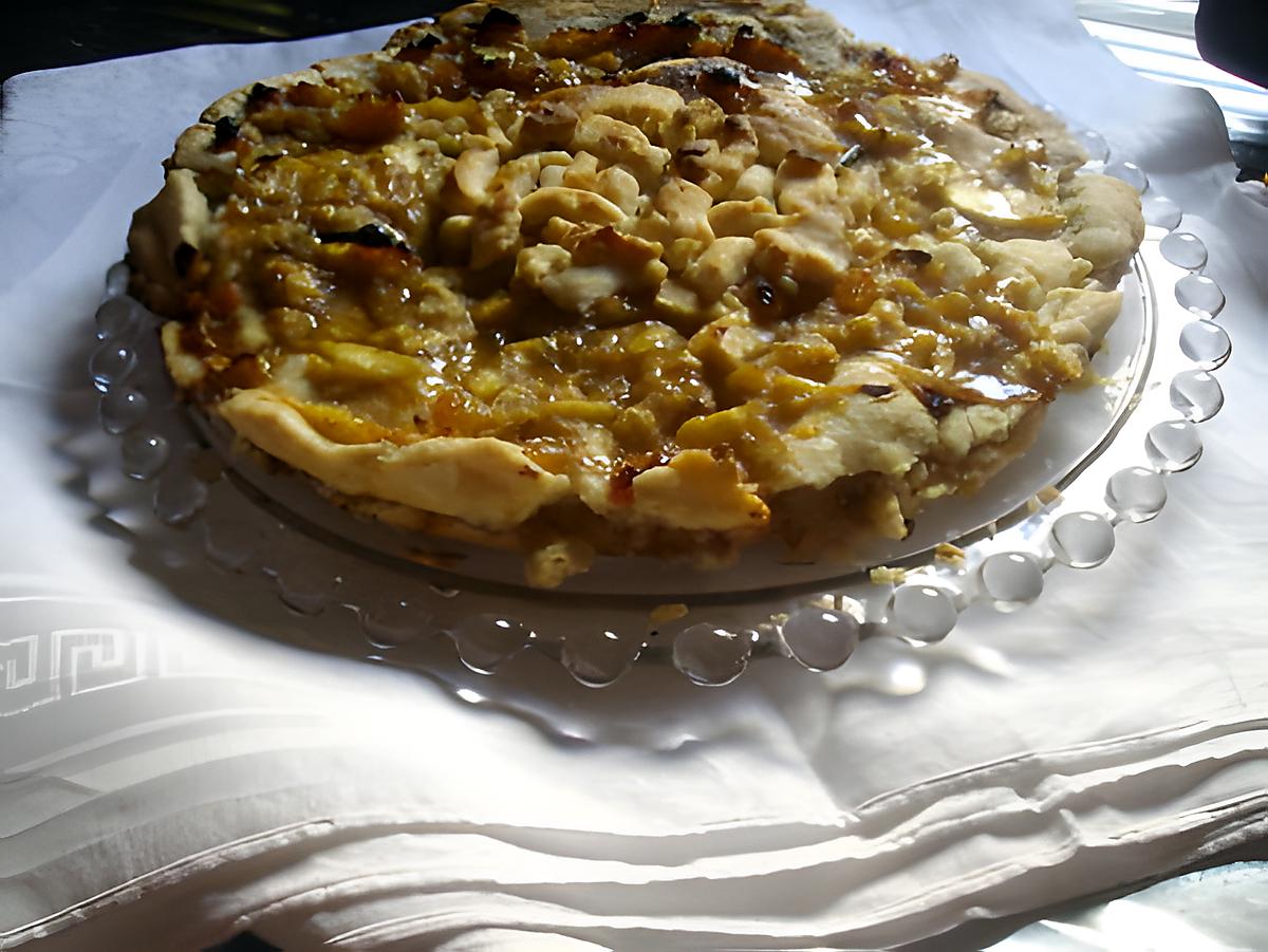 recette Tourte aux pommes et  bananes...........