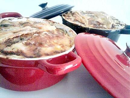 recette Cocottes de courgettes tartiflette