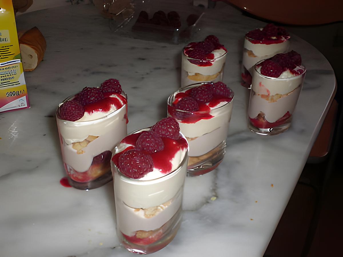 recette tiramisu à la framboise