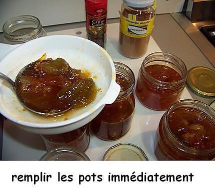 recette Marmelade de tomates vertes aux épices