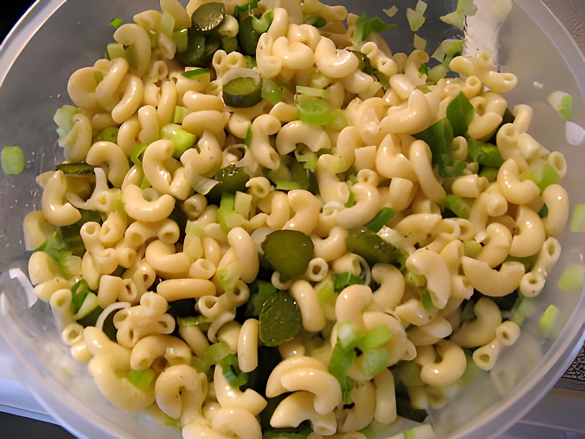 recette Salade de macaroni