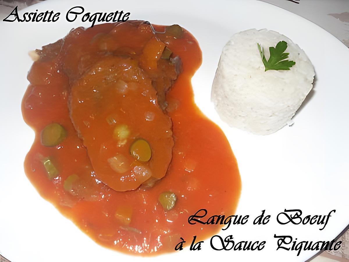 recette Langue de boeuf sauce piquante