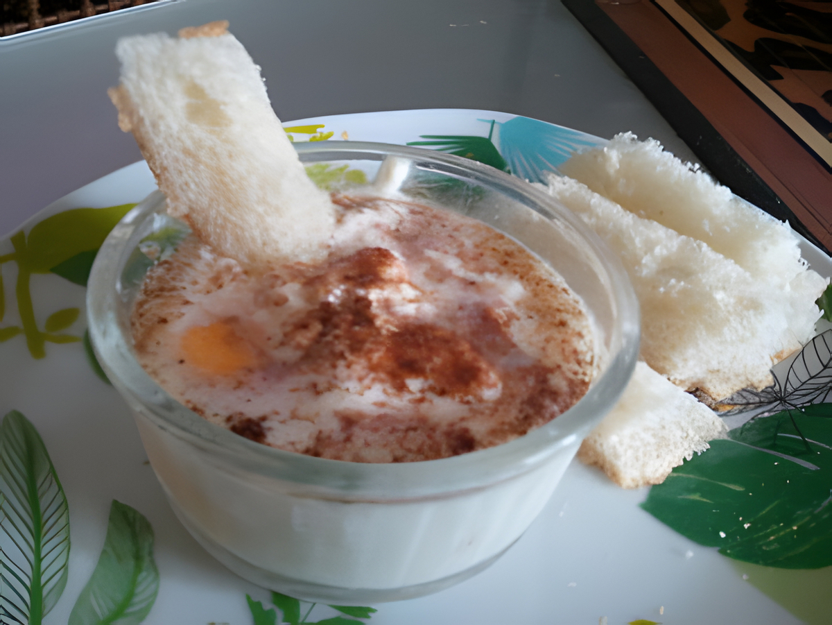 recette Oeufs au bain marie